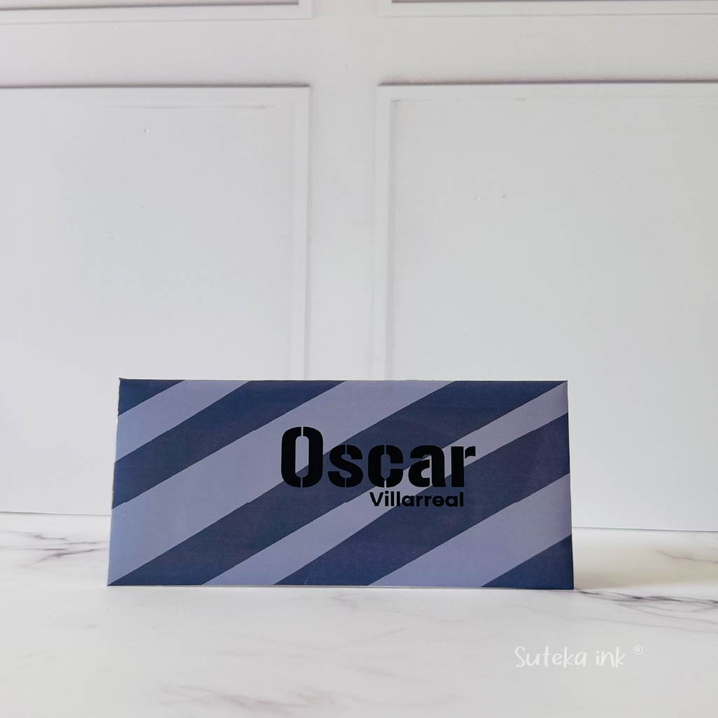 Sobre de dinero personalizado | papel | diagonal | Suteka ink®