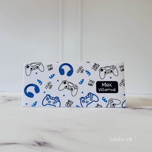 Sobre de dinero personalizado | papel | gamer | Suteka ink®