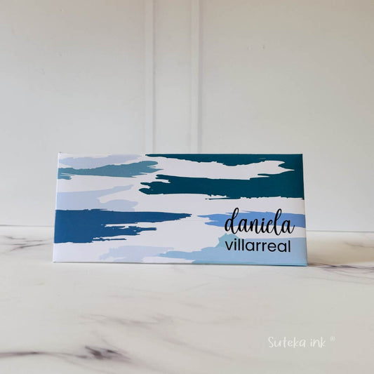 Sobre de dinero personalizado | papel |verde| Suteka ink®