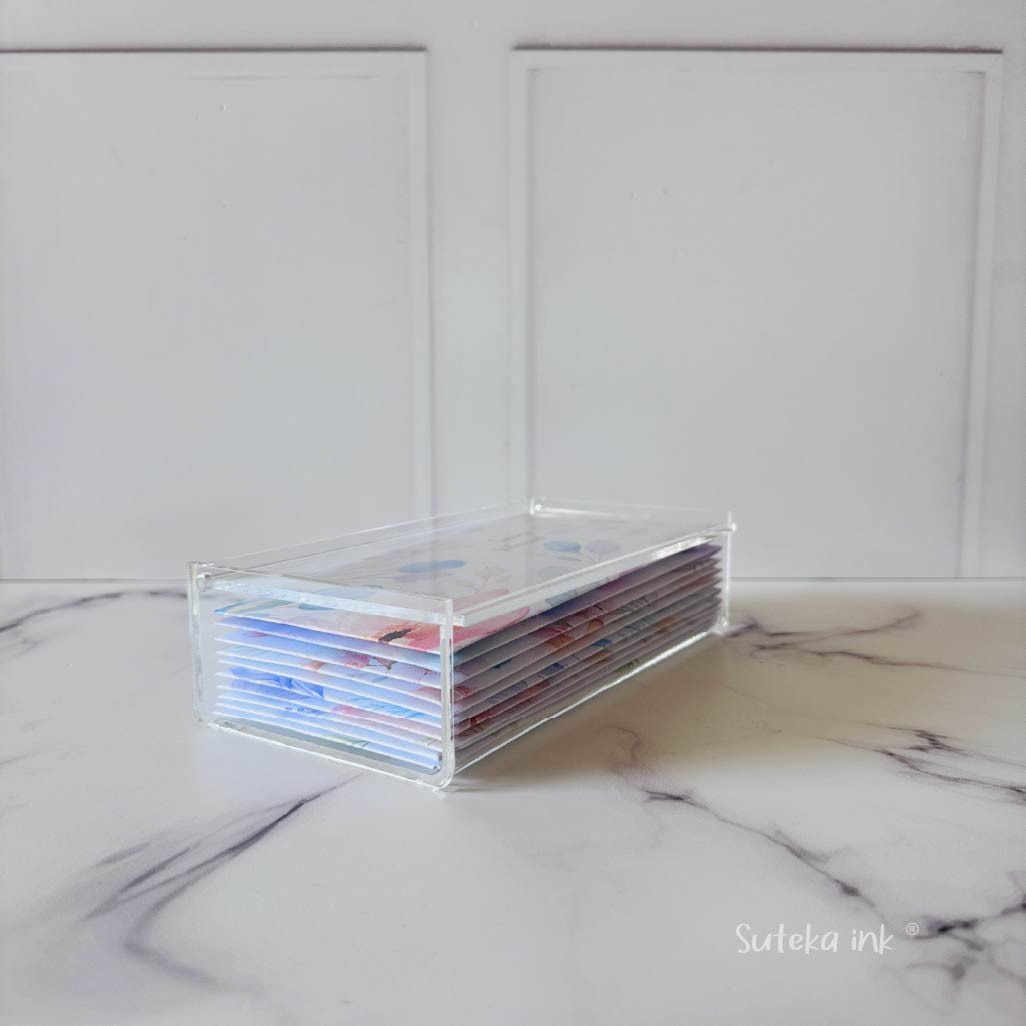 caja de acrílico