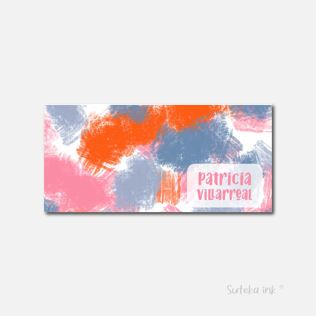 Sobre de dinero personalizado para regalo | print rosa | Suteka ink®