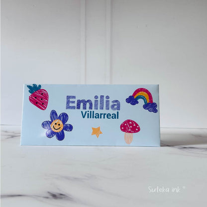 Sobre de dinero personalizado | papel |happy | Suteka ink®