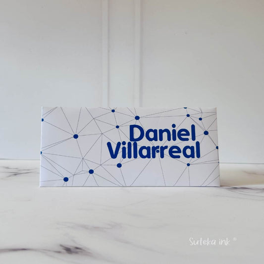 Sobre de dinero personalizado | papel | red | Suteka ink®