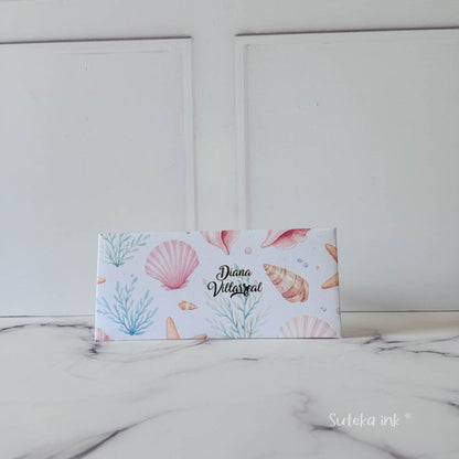  Sobre de dinero personalizado | papel | mar | Suteka ink®