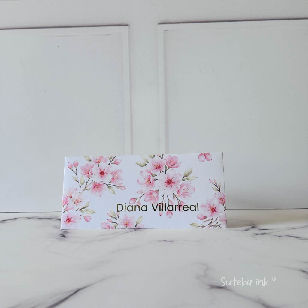 Sobre de dinero personalizado | papel | blossom | Suteka ink®