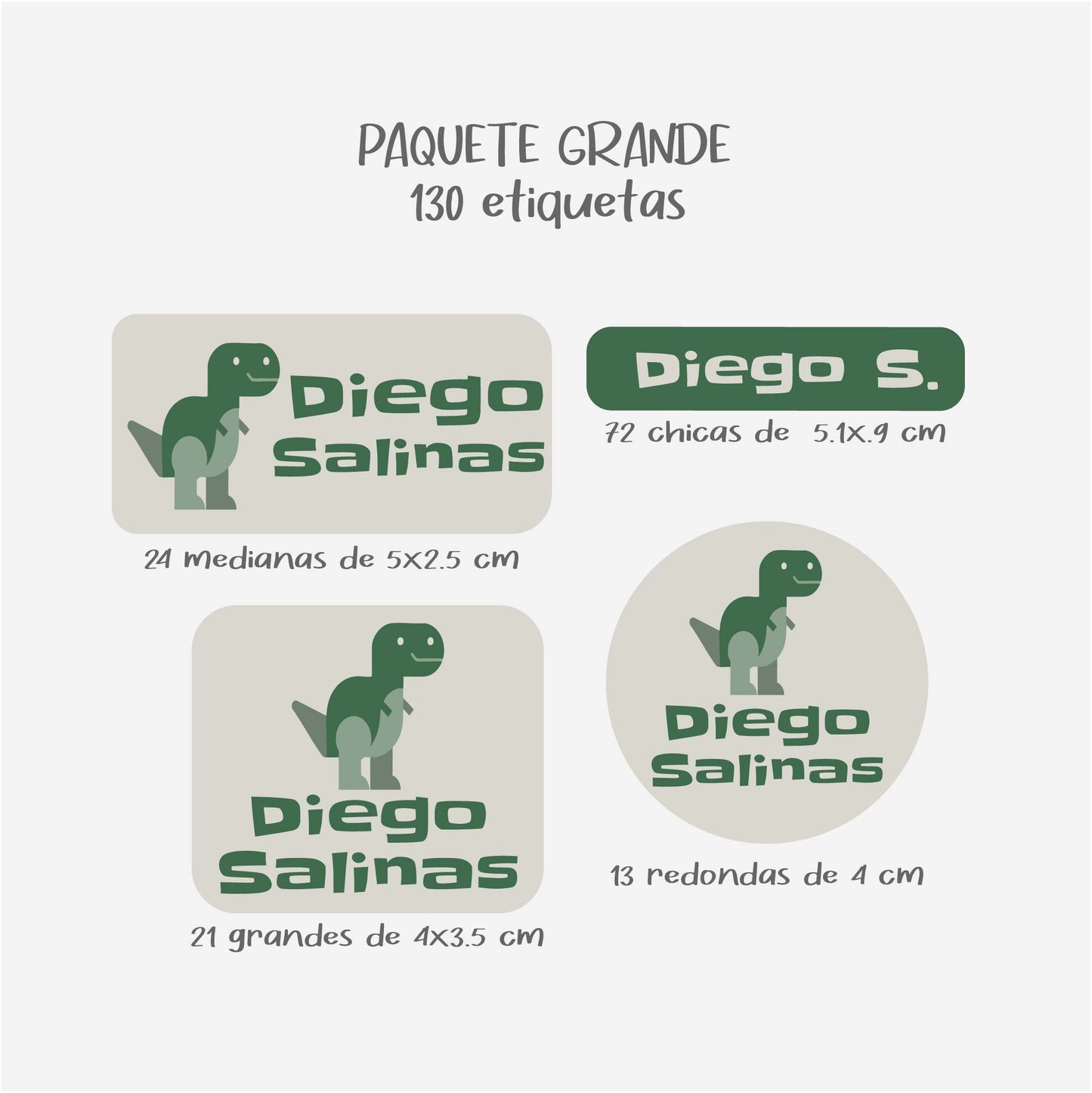 etiqueta | dino