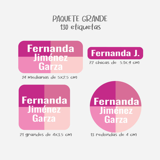 etiqueta | rosa
