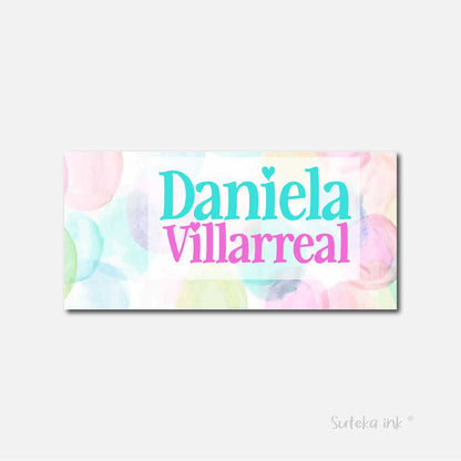 Sobre de dinero personalizado para regalo | burbujas| Suteka ink®