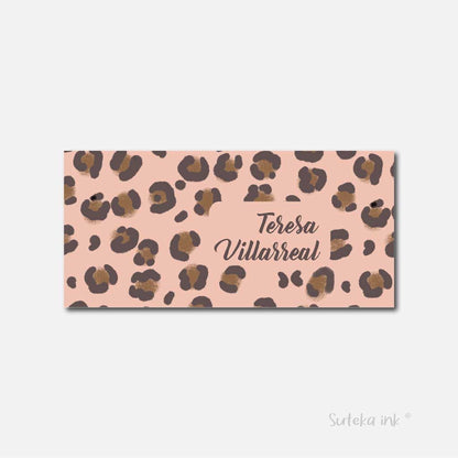 Sobre de dinero personalizado para regalo | animal rosa | Suteka ink®