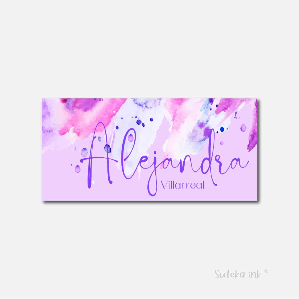 Sobre de dinero personalizado para regalo | pincelada | Suteka ink®