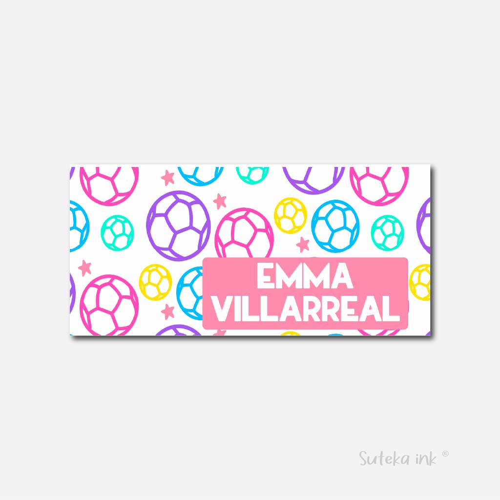 Sobre de dinero personalizado de regalo |soccer rosa | Suteka ink®