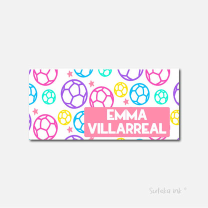 Sobre de dinero personalizado de regalo |soccer rosa | Suteka ink®
