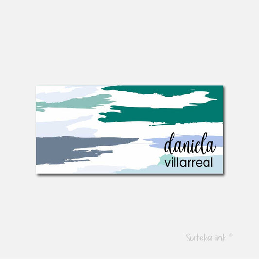 Sobre de dinero personalizado para regalo | verde| Suteka ink®