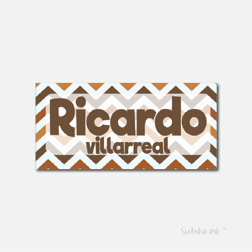 Sobre de dinero personalizado para regalo | chevrón | Suteka ink®