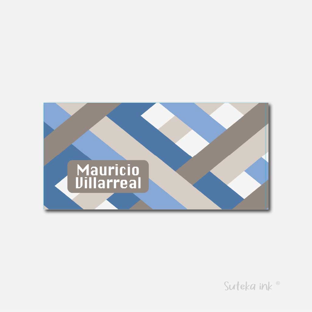 Sobre de dinero personalizado para regalo | líneas tierra | Suteka ink®