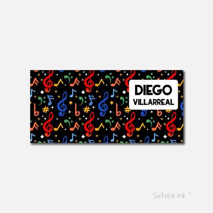 Sobre de dinero personalizado para regalo | música | Suteka ink®