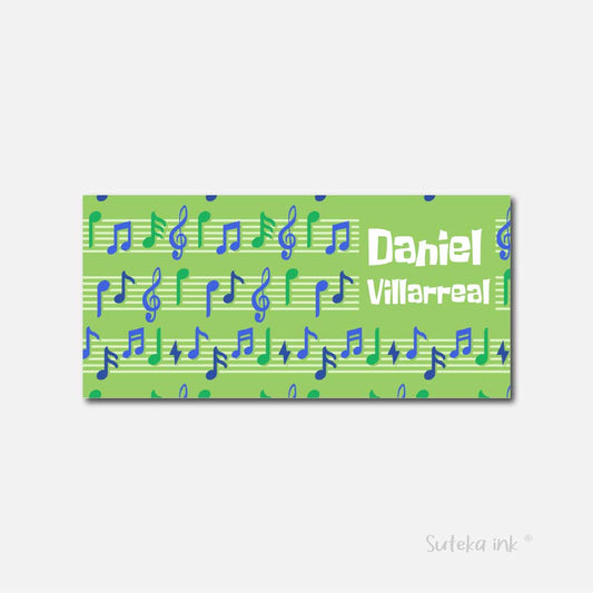 Sobre de dinero personalizado para regalo | letras musicales | Suteka ink®