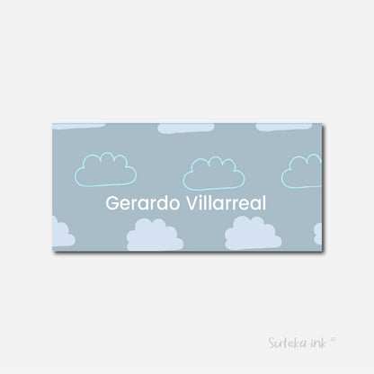 Sobre de dinero personalizado para regalo | nube | Suteka ink®