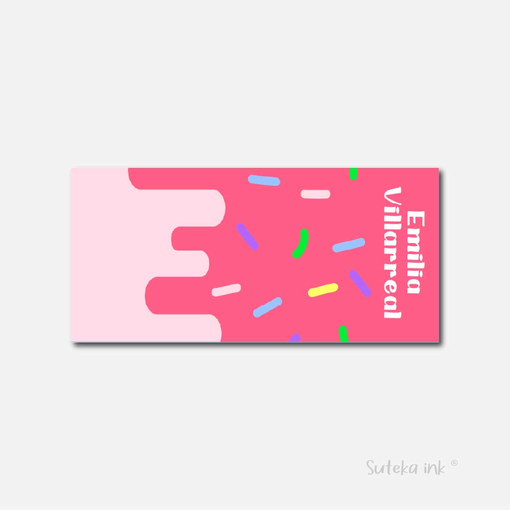 Sobre de dinero personalizado para regalo | paleta | Suteka ink®