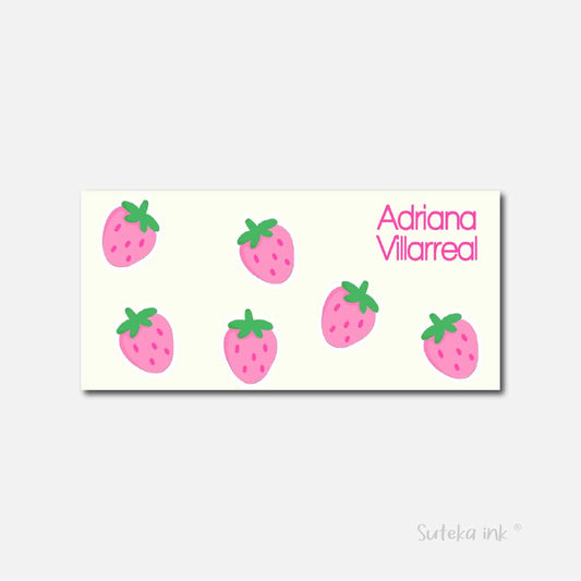 Sobre de dinero personalizado para regalo | fresas| Suteka ink®