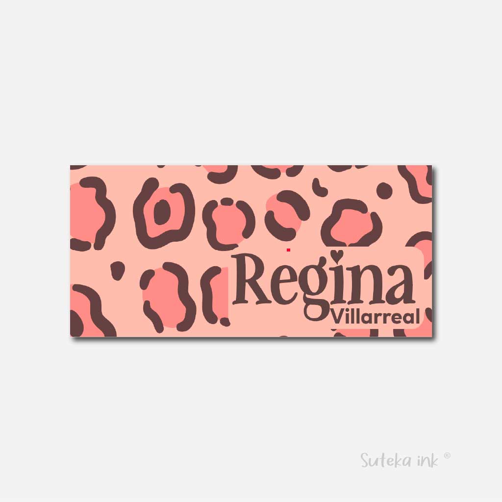 Sobre de dinero personalizado de regalo |animal print | Suteka ink®
