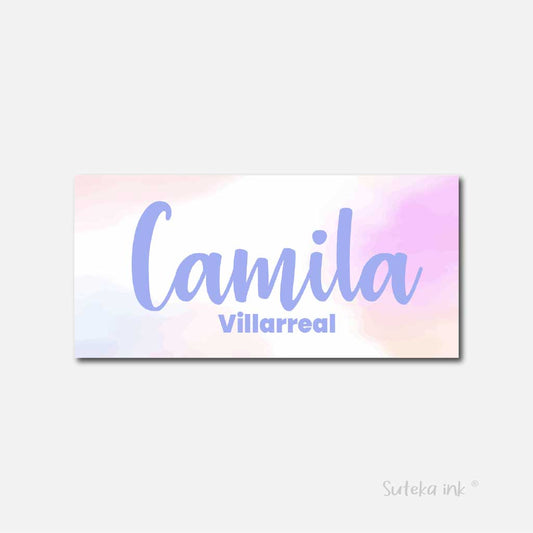 Sobre de dinero personalizado para regalo | nube rosa | Suteka ink®