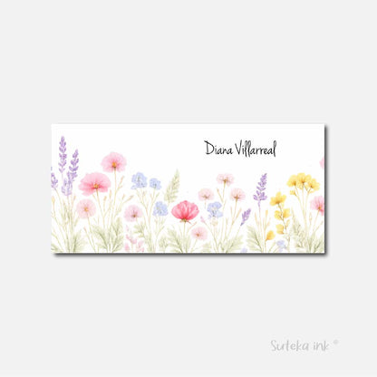 Sobre de dinero personalizado para regalo | watercolor lavanda| Suteka ink®