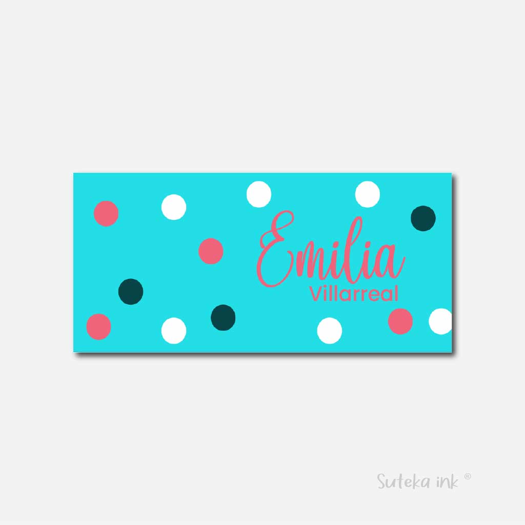Sobre de dinero personalizado para regalo | menta | Suteka ink®