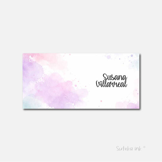 Sobre de dinero personalizado para regalo | rosado | Suteka ink®