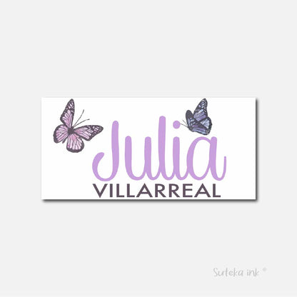 Sobre de dinero personalizado para regalo | nombre y mariposa | Suteka ink®