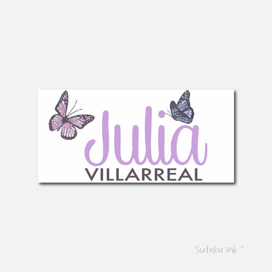 Sobre de dinero personalizado para regalo | nombre y mariposa | Suteka ink®