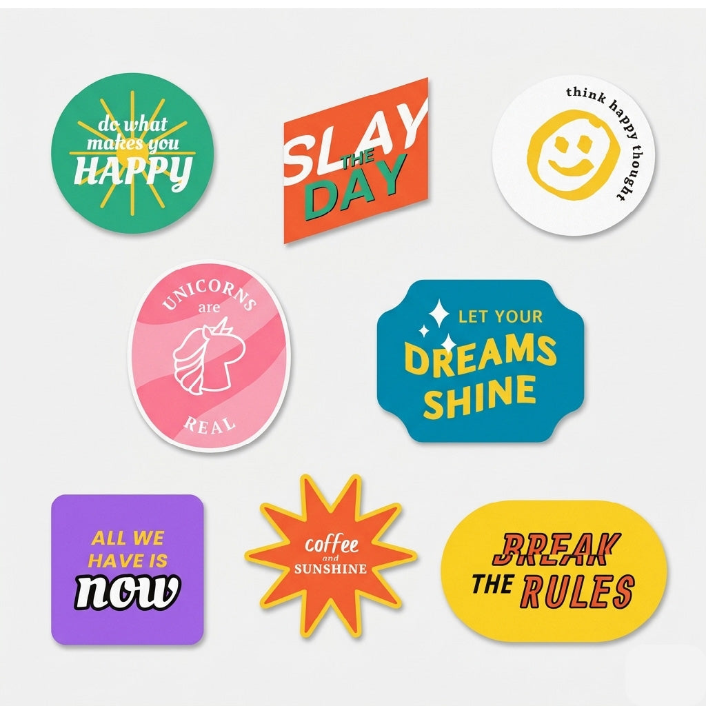 Stickers personalizados vinil tu marca